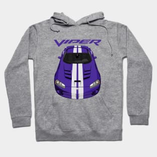 Viper SRT10-purple and white Hoodie